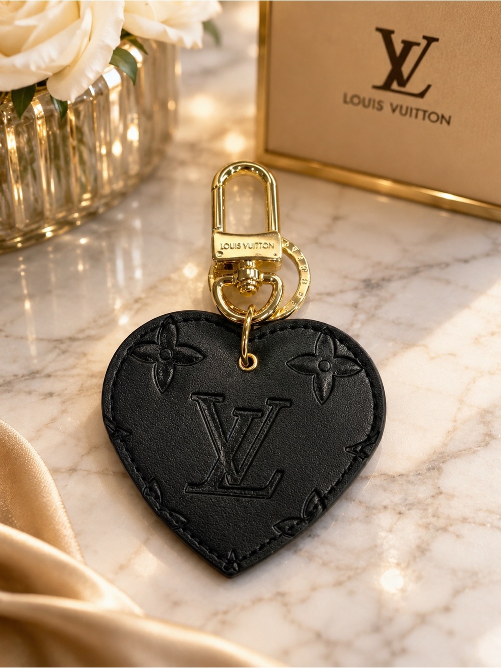 Leather Key Charm